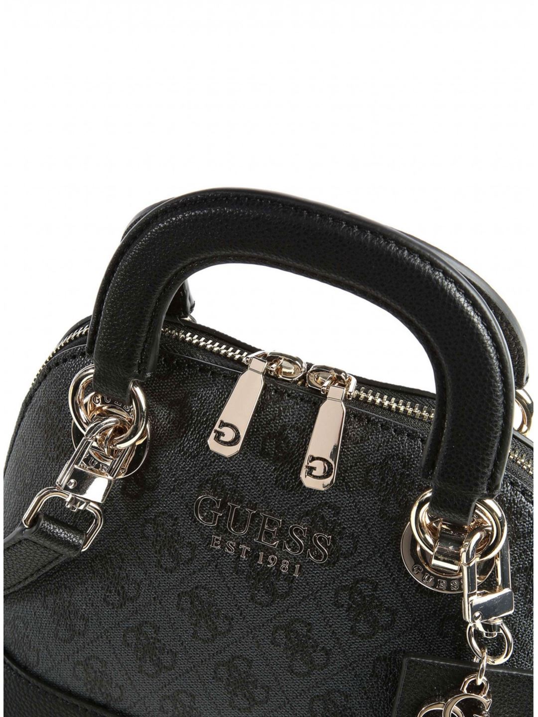 tas guess Cathleen satchel dome black
