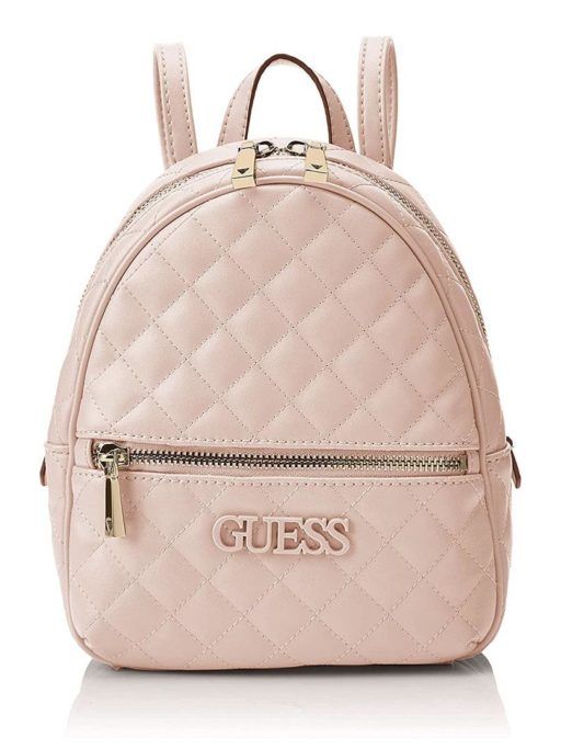 tas guess elliana backpack pink front