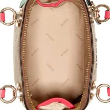 tas guess cathleen satchel dome interior