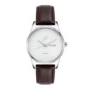 JH Mens Leather Brown White