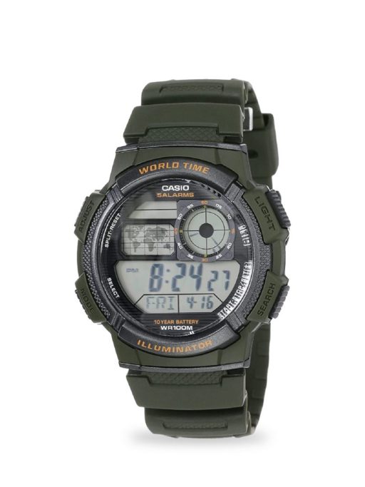 Casio Mens AE-1000W Sport Watch Green