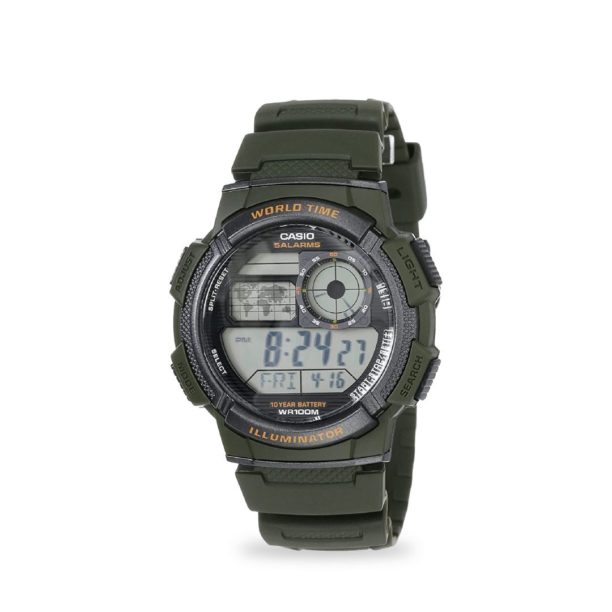 Casio Mens AE-1000W Sport Watch Green