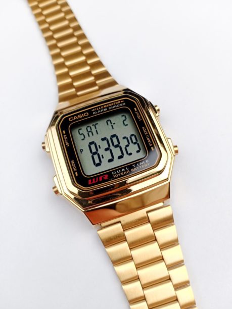 jam tangan casio gold